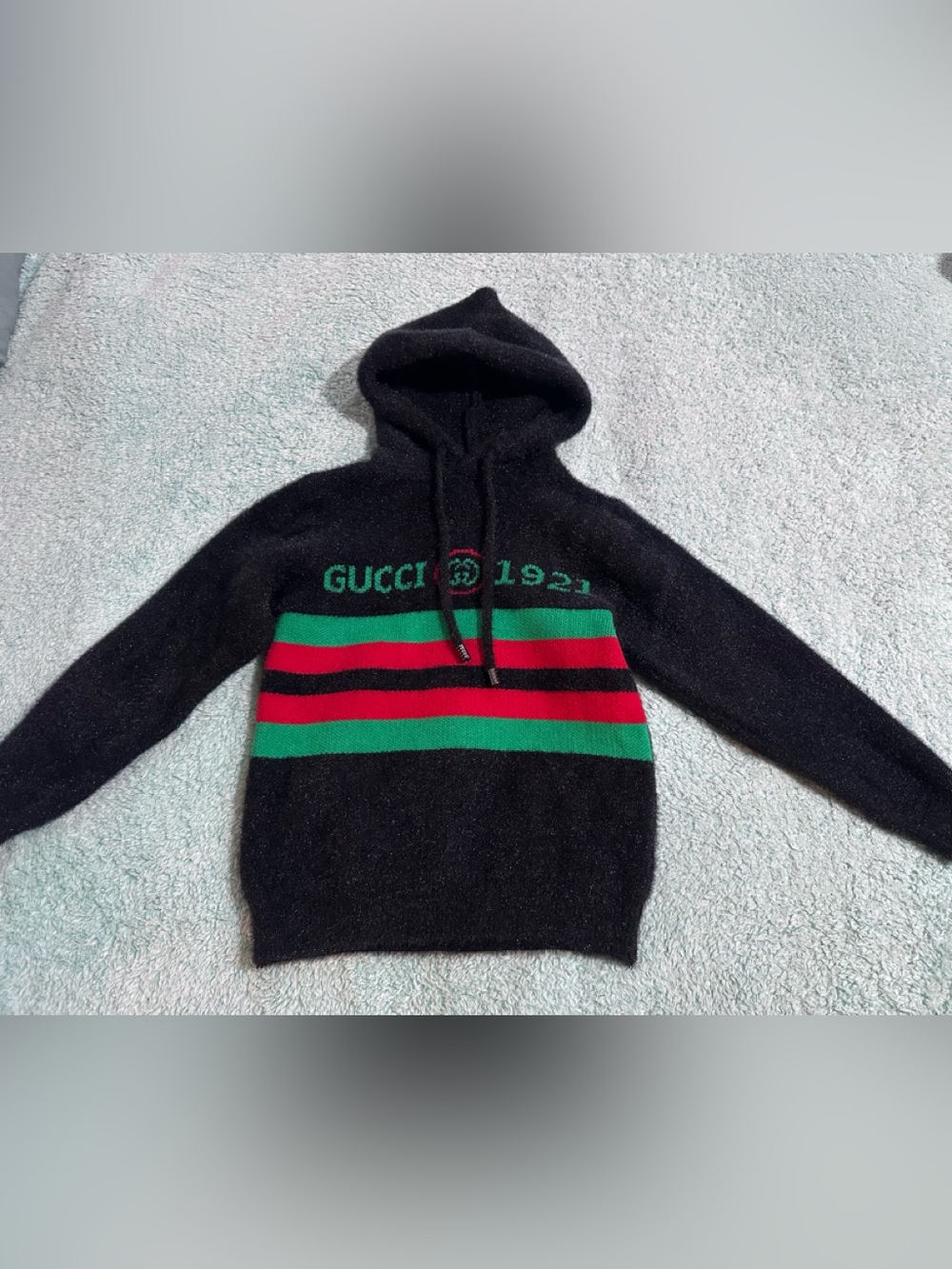 GUCCI ** Kids Black Hooded Sweater  **